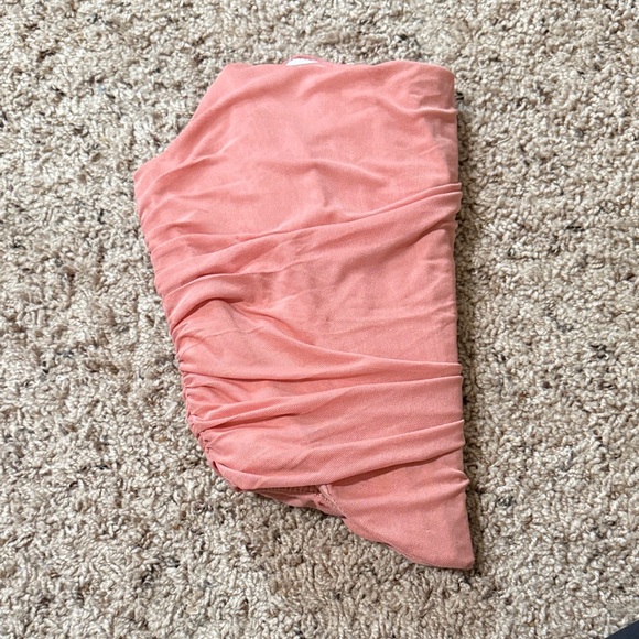 Pink Ruched Skirt - Picture 3 of 3